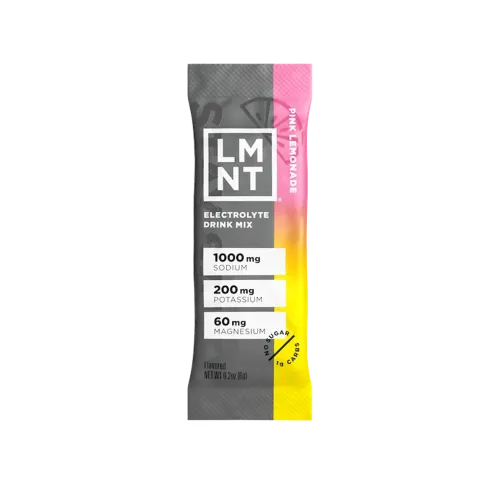 LMNT ELECTROLITOS SIN AZÚCAR SABOR PINK LEMONADE 30 PZS